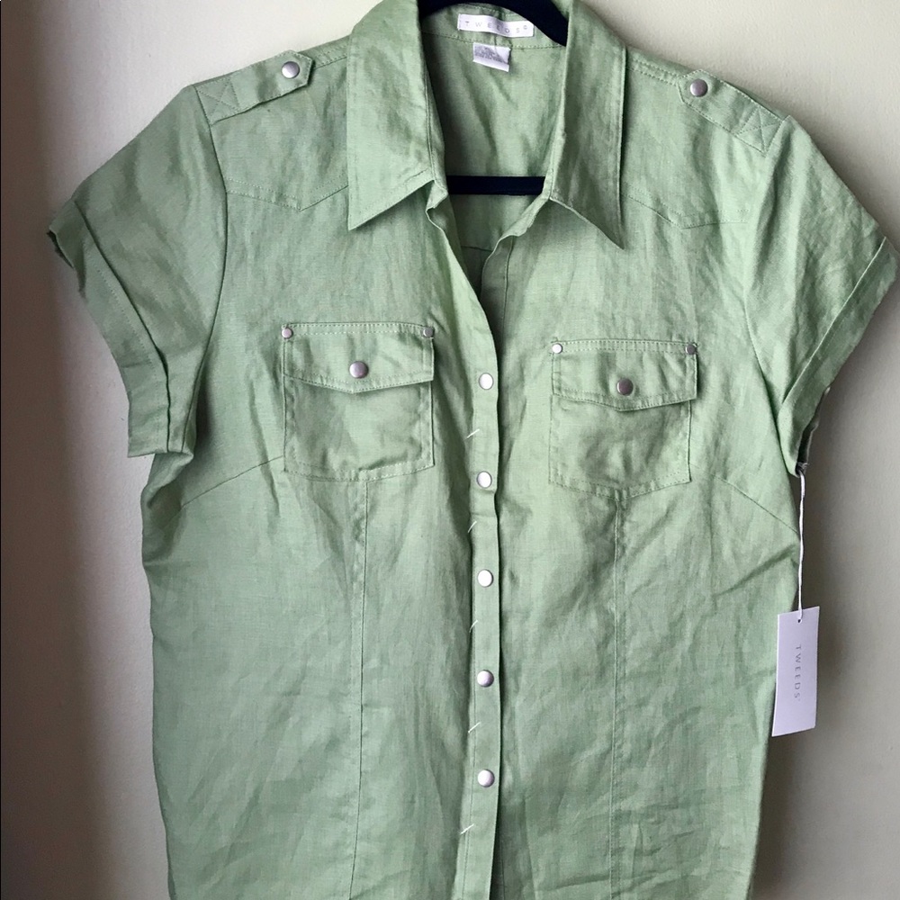 Tweeds 100% Linen Top